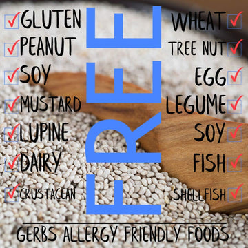 Gerbs Raw White Chia Seeds 2 Lbs. Premium Grade | Freshly Harvested & Packaged In Resealable Bulk Bag | Non-Gmo, Keto & Paleo Cl