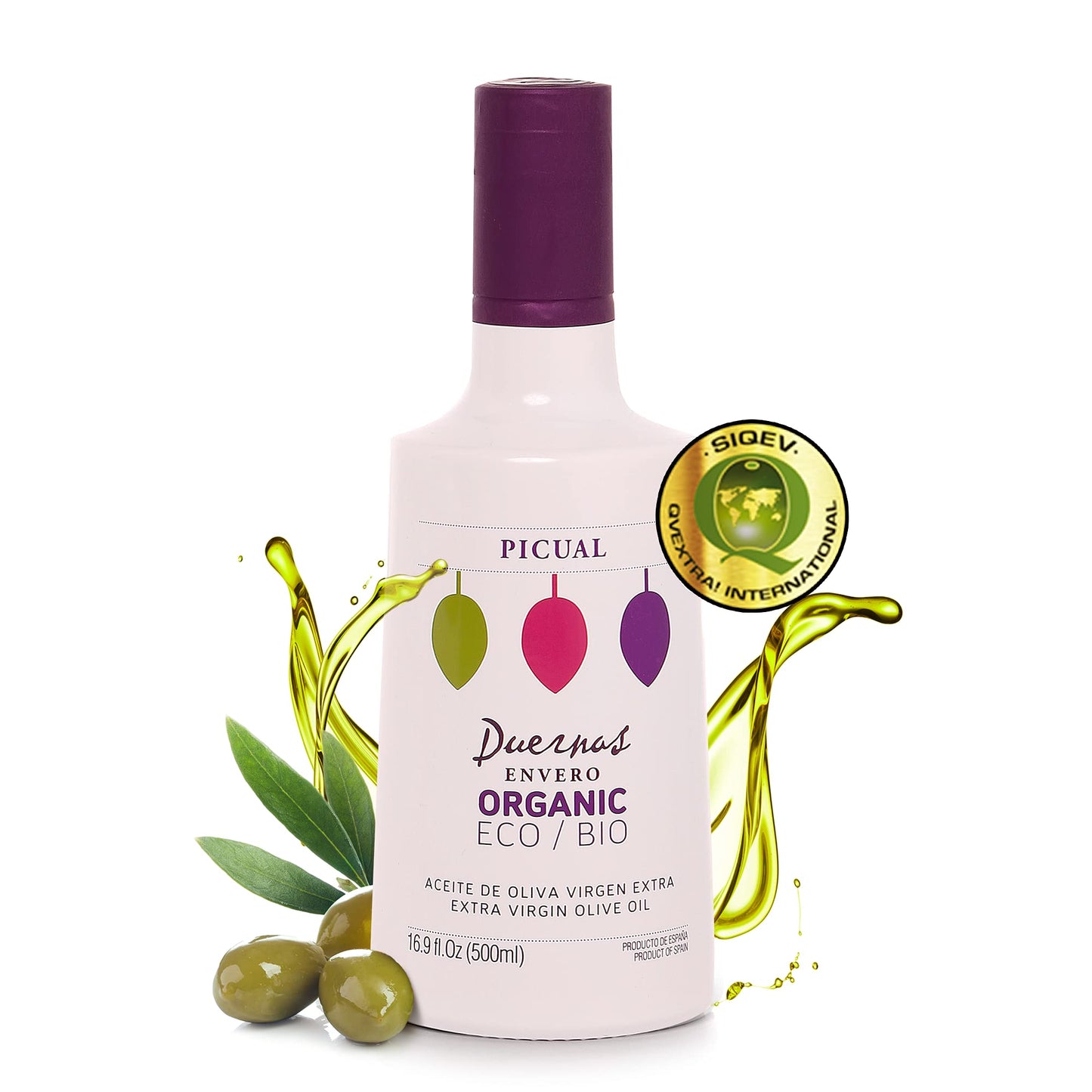 Finca Duernas Extra Virgin Olive Oil. Healthy Food Must-Have, Pantry Food Staple, Ideal For Mediterranean Diet, Extra Virgin Olive Oil (Picual 500 Ml)