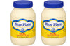 Blue Plate Real Mayonnaise, 30 Ounce Jar New (Two-Pack)