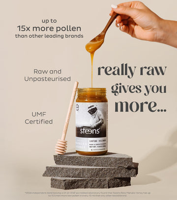 Steens Manuka Honey - MGO 830+ - Pure & Raw 100% Certified UMF 20+ Manuka Honey - Bottled and Sealed in New Zealand - 17.6 Ounce