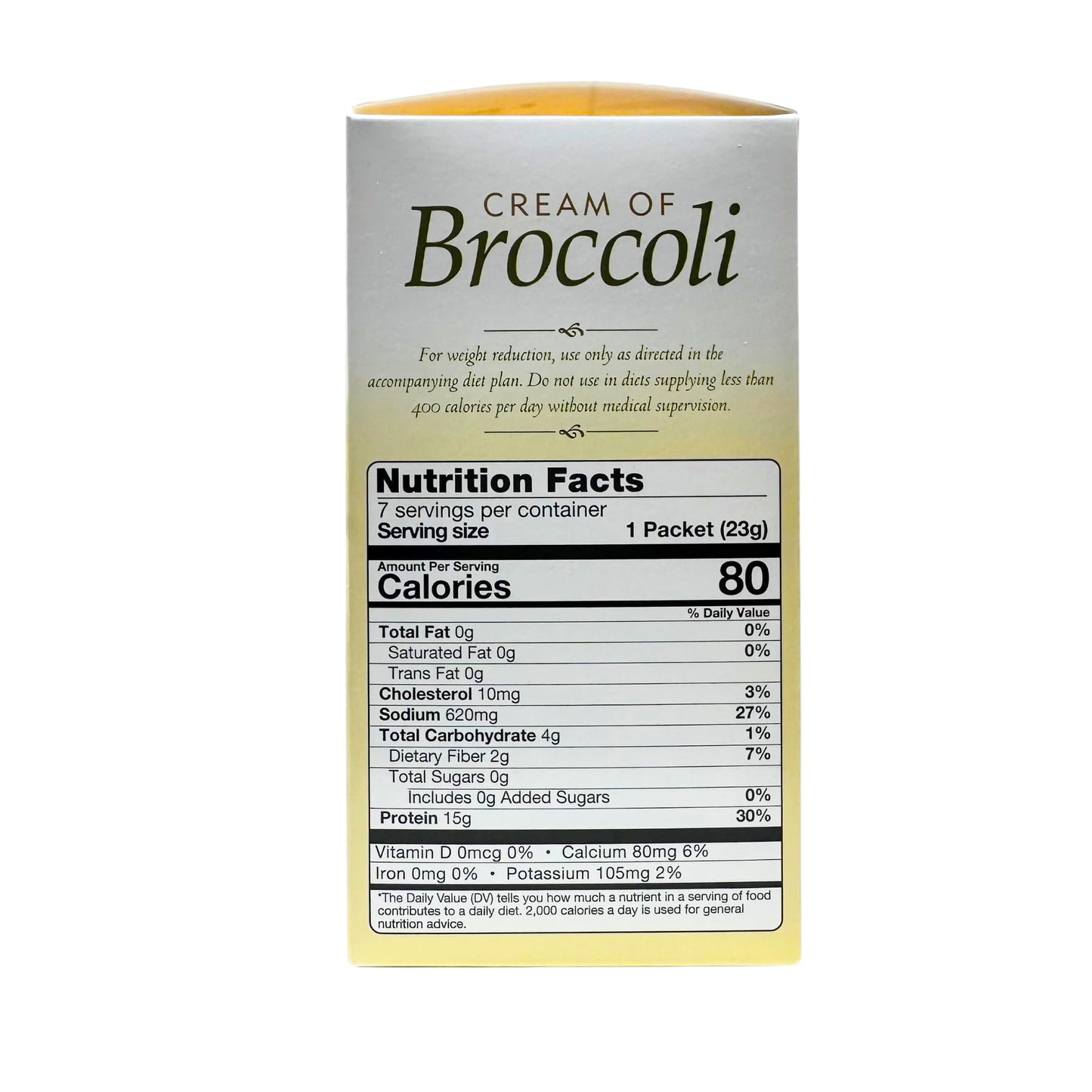 Proteinwise - Cream Of Broccoli Protein Soup - 7/Box