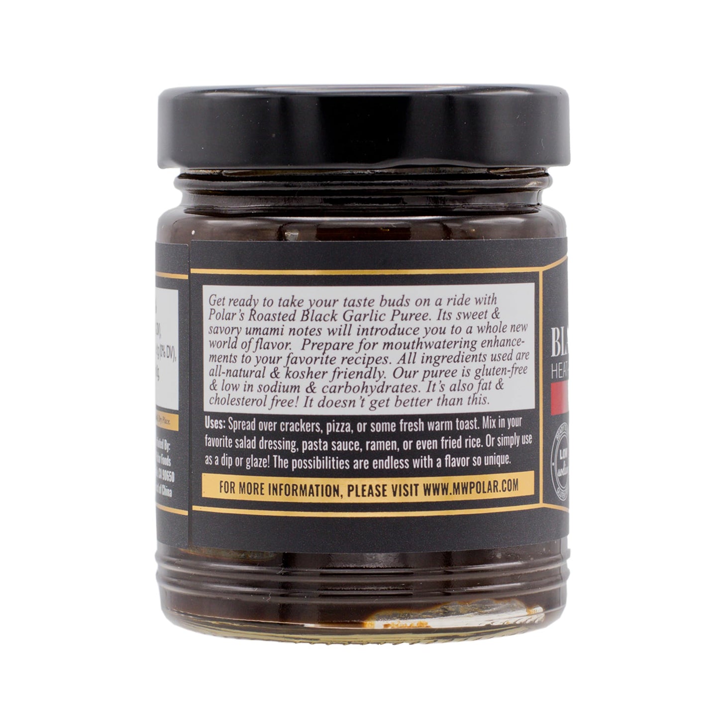 Mw Polar Black Garlic Puree (Roasted) 8.8Oz (Pack Of 1)