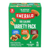 Emerald Nuts Mixed Nuts Variety Pack 18Ct (1-Pack) , 100-Calorie Individual Packs , Features Dry Roasted Almonds, Natural Almonds & Walnuts, And Roasted & Salted Cashews