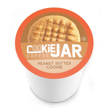 Cookie Jar Peanut Butter Flavored Coffee Pods for Keurig, 40 Count, Nutty Flavor