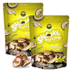 Terraland Shiitake Chips - Original, Crispy & Crunch Mushroom Ready to Eat Snack, Non GMO, Rich Umami Flavor, Topping for Salads