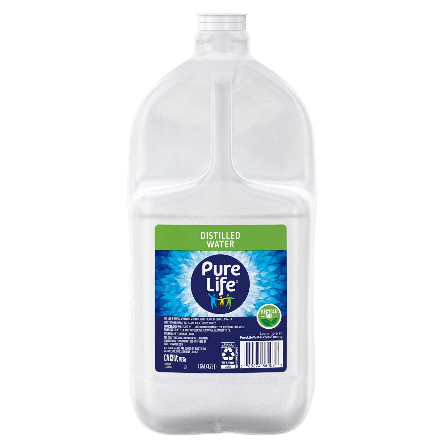 Pure Life Distilled Water (1 Gallon Bottles - Case Of 6 (6 Gallons))