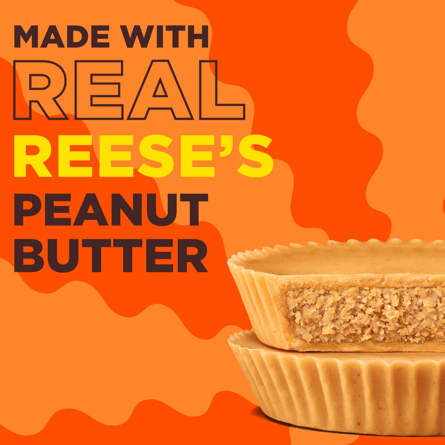 Reeses Puffs Peanut Butter Lovers Breakfast Cereal, Made With Whole Grain And Real Reeses Peanut Butter, Family Size, 19.7 Oz