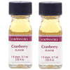 LorAnn Cranberry SS Flavor Flavor, 1 dram bottle (.0125 fl oz - 3.7ml - 1 teaspoon) - 2 Pack