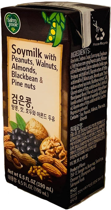 Sahmyook Black Bean With Walnut & Almond Soy Milk (Pack Of 16)