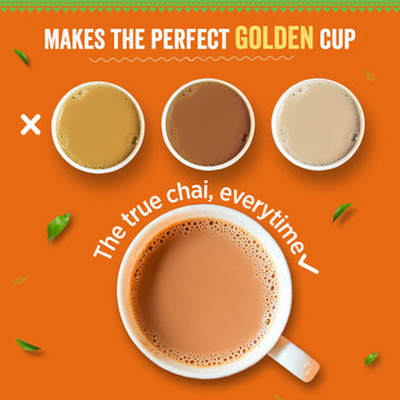 Chaayos Instant Tea Premix - Cardamom Flavour - Low Sugar (36 Sachets) | Instant Tea | Tea Premix | Cardamom Tea | Cardamom Chai