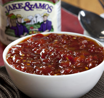 Jake & Amos Sweet & Hot Pepper Relish, 16 Oz. Jar (Pack Of 6)