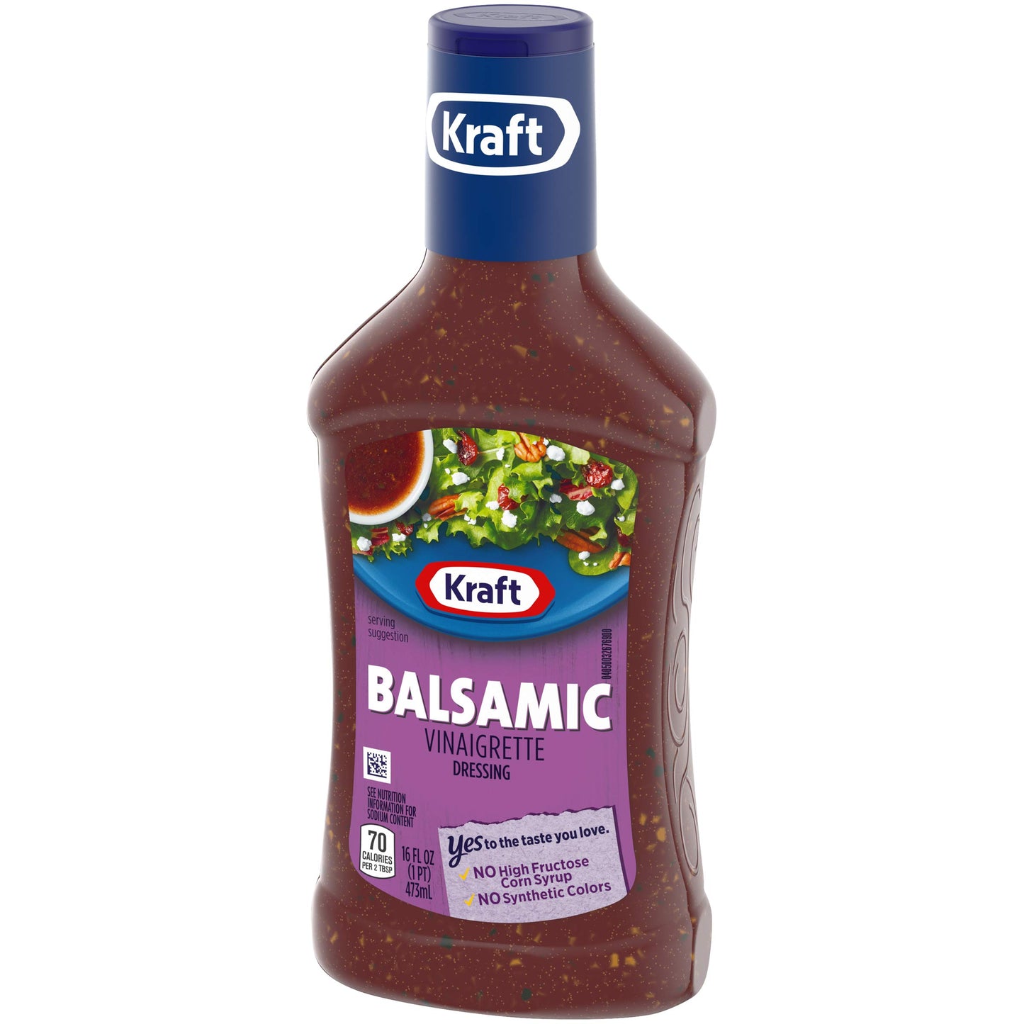 Kraft Balsamic Vinaigrette Salad Dressing (6 Ct Pack, 16 Fl Oz Bottles)