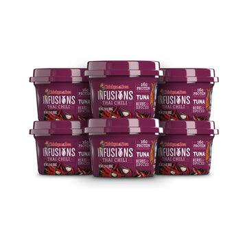 Chicken Of The Sea Infusions Tuna, 2.8 Ounce Cups (Pack Of 6), Wild Caught Tuna, Thai Chili