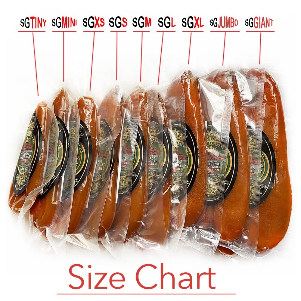 Supreme Bottarga Authentic Sardinian Bottarga - Kosher, 4.00-4.30oz, 1 Count