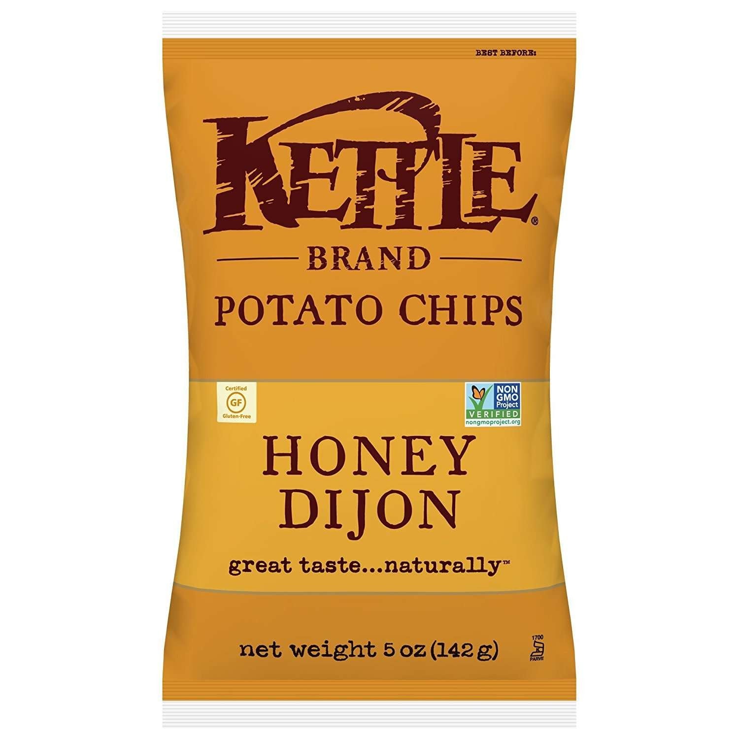 Kettle Brand Potato Chips - Honey Dijon - 5 Oz - Case Of 15