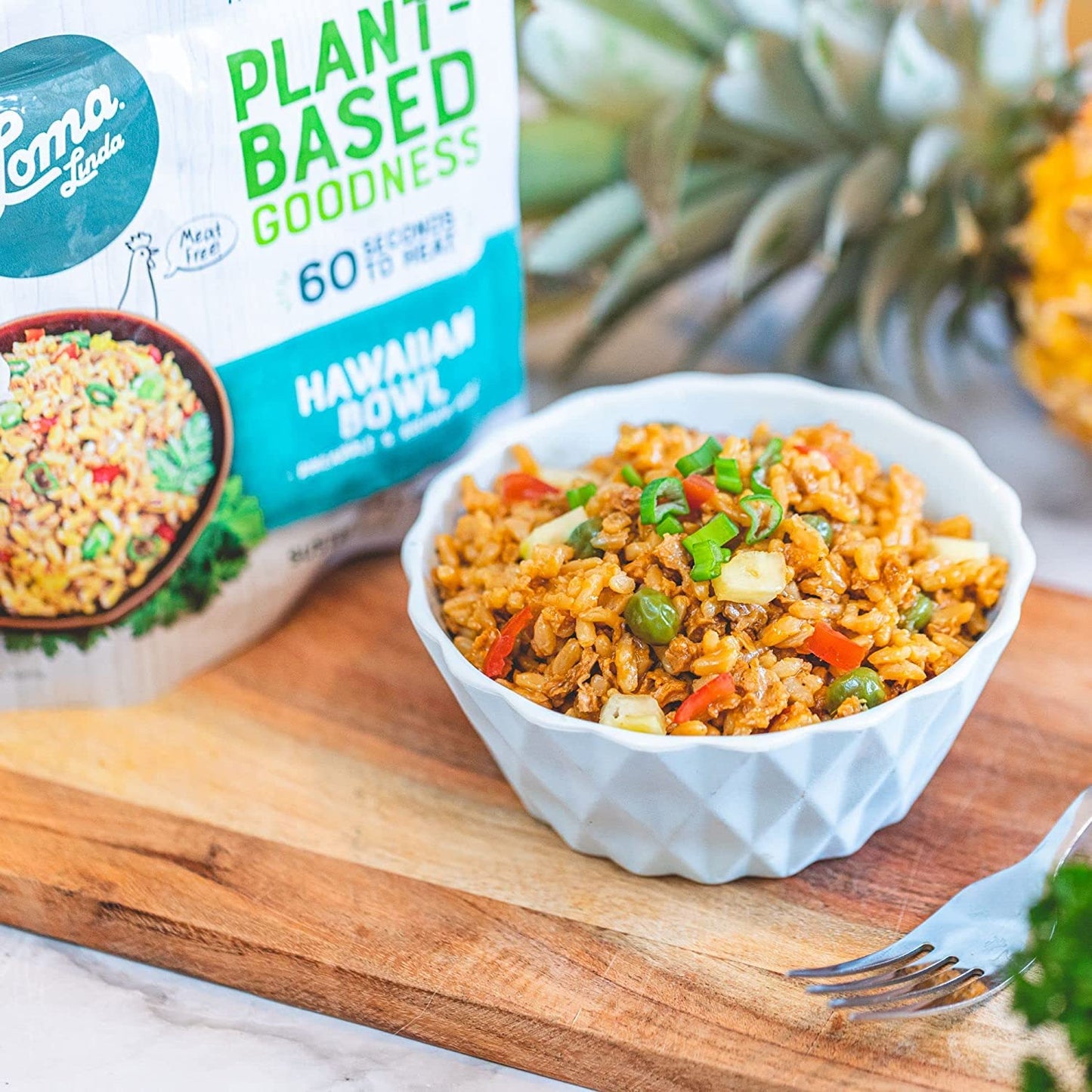 Loma Linda - Plant-Based Complete Meal Solution 10 oz. Packets (Hawaiian Bowl, 6 Pack)