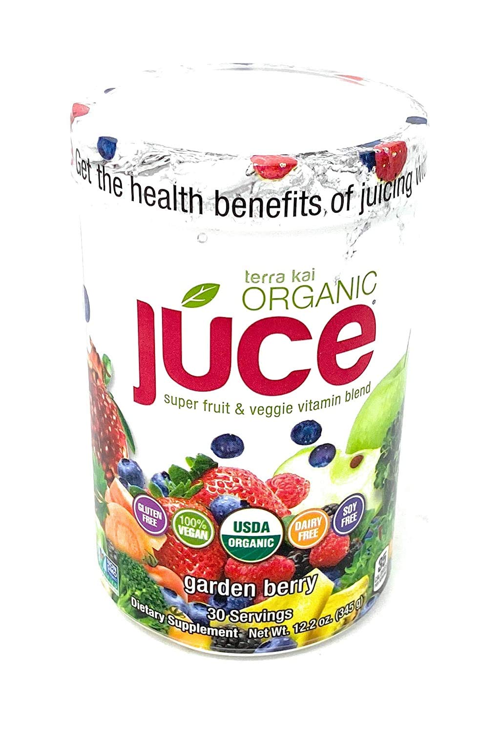 Terra Kai Juce | Garden Berry | Super Fruit & Veggie Vitamine Blend (30 Servings)-SET OF 2