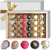 Ceres Gourmet Assorted Chocolate Gift Set - 24 Gourmet Truffles & Candy, Perfect for Valentines, Birthdays & Festive Celebration