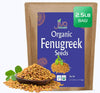 Jiva Organic Fenugreek Seeds 2.5 LB Bulk - Non-GMO, Gluten Free, Non Irradiated Whole Methi Seeds (Fenogreco En Semillas)