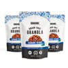Witzi's Grain Free Granola, Banana Berry, 5oz (Pack of 3), Made with Almonds, Banana & Blueberries, Vegan, Keto, Gluten Free, He