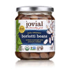 Jovial 100% Organic Borlotti Beans - Borlotti, Organic Borlotti, No Saturated Fat, Gluten Free, Recyclable Glass, Great Source o