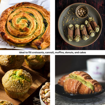 Alma Gourmet Sicilian Pistachio Cream Spread - Pack of 3 - Ideal for Spreading on Bread, Waffles, and Desserts - 7.05oz (200g)