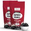 Fresh Finest Brown Sugar Boba Pearls For Boba Tea - 12 Servings Instant Tapioca Pearls Ready In 5 Minutes, 10 Oz Packs (2 Packs)