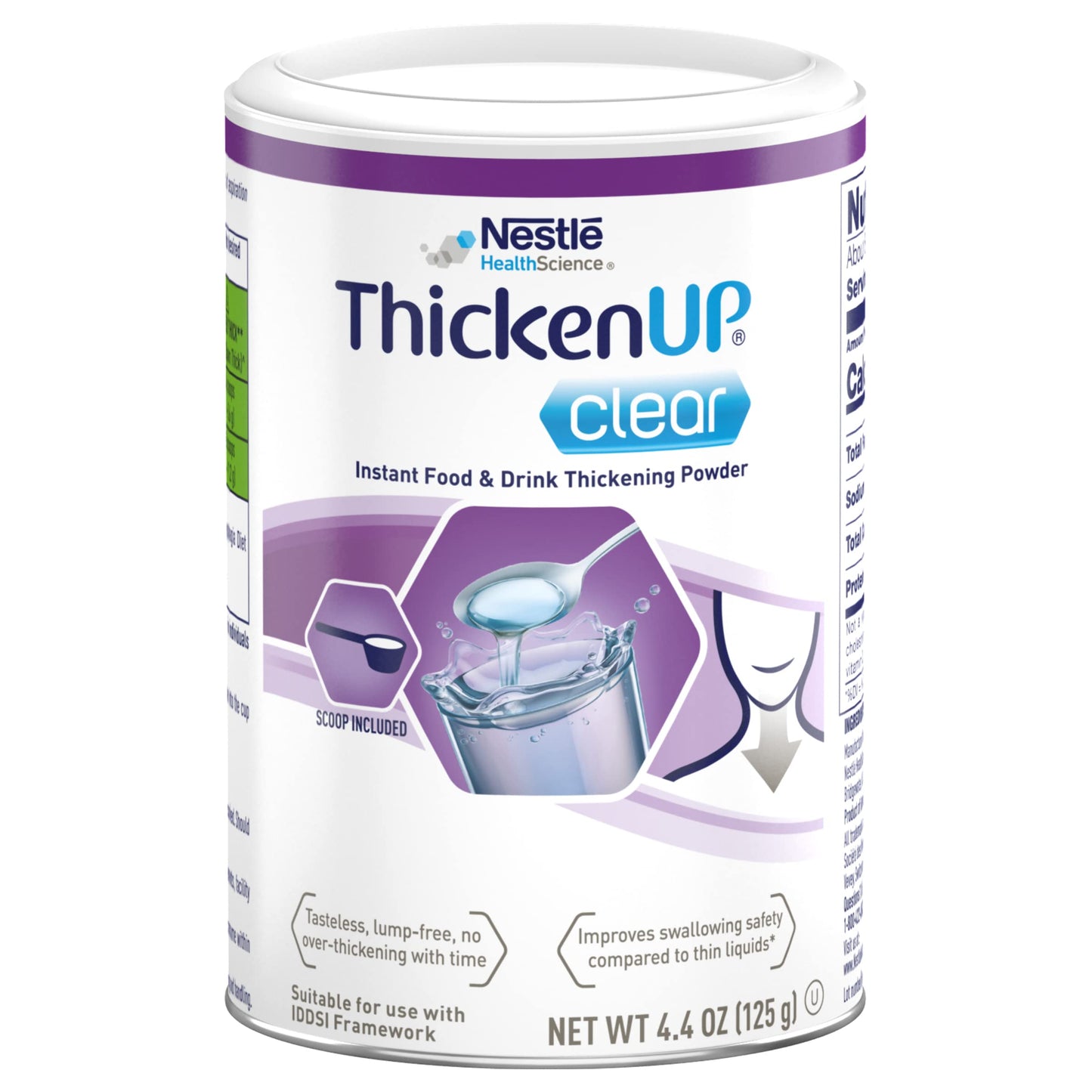 Nestle Thicken Up Clear Instant Food & Drink Thickener, Unflavored, 4.4 Ounce, Clear, Model 12498403