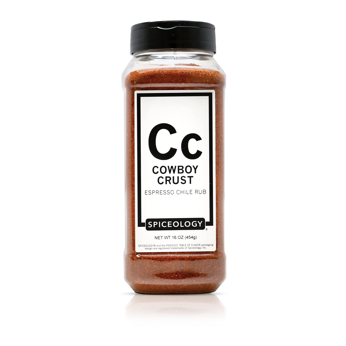 Spiceology - Cowboy Crust Espresso Chile Spice Blend - BBQ Rubs, Spices and Seasonings - Use On: Steak, Beef, Elk Pork, Chili, V