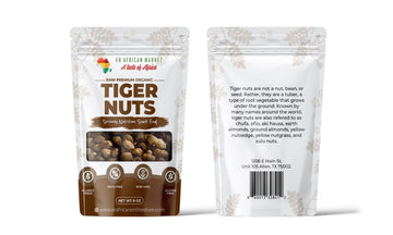 Tiger Nuts - Premium Organic Tiger Nuts 8Oz| Raw, Gluten Free Snack, Non-Gmo, High Fiber, Prebiotic, Paleo Snack