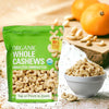Kirkland Organic Whole Cashews Unsalted & Unroasted - 2.5 lbs (40 oz) Resealable Bag - USDA Organic, Kosher, Eco-Friendly Packag