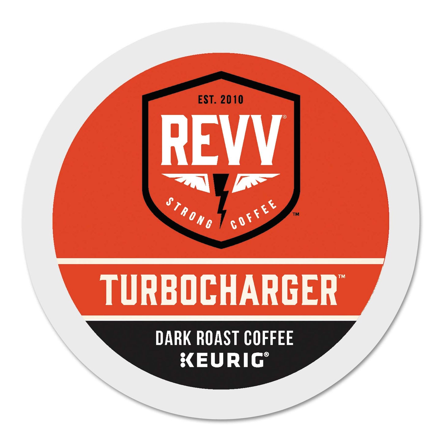 Revv Turbocharger, Single-Serve Keurig K-Cup Pods, Dark Roast Coffee, 24 Count