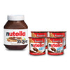 Nutella and Nutella & GO! Bundle, Hazelnut Spread with Cocoa Jar and Snack Packs with Breadsticks, 35.3 oz Jar and 4-Pack