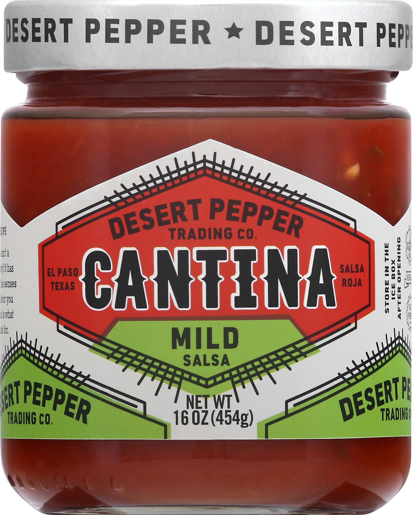Desert Pepper Cantina Salsa, Mild Red, 16-Ounce, 1.66 Pound