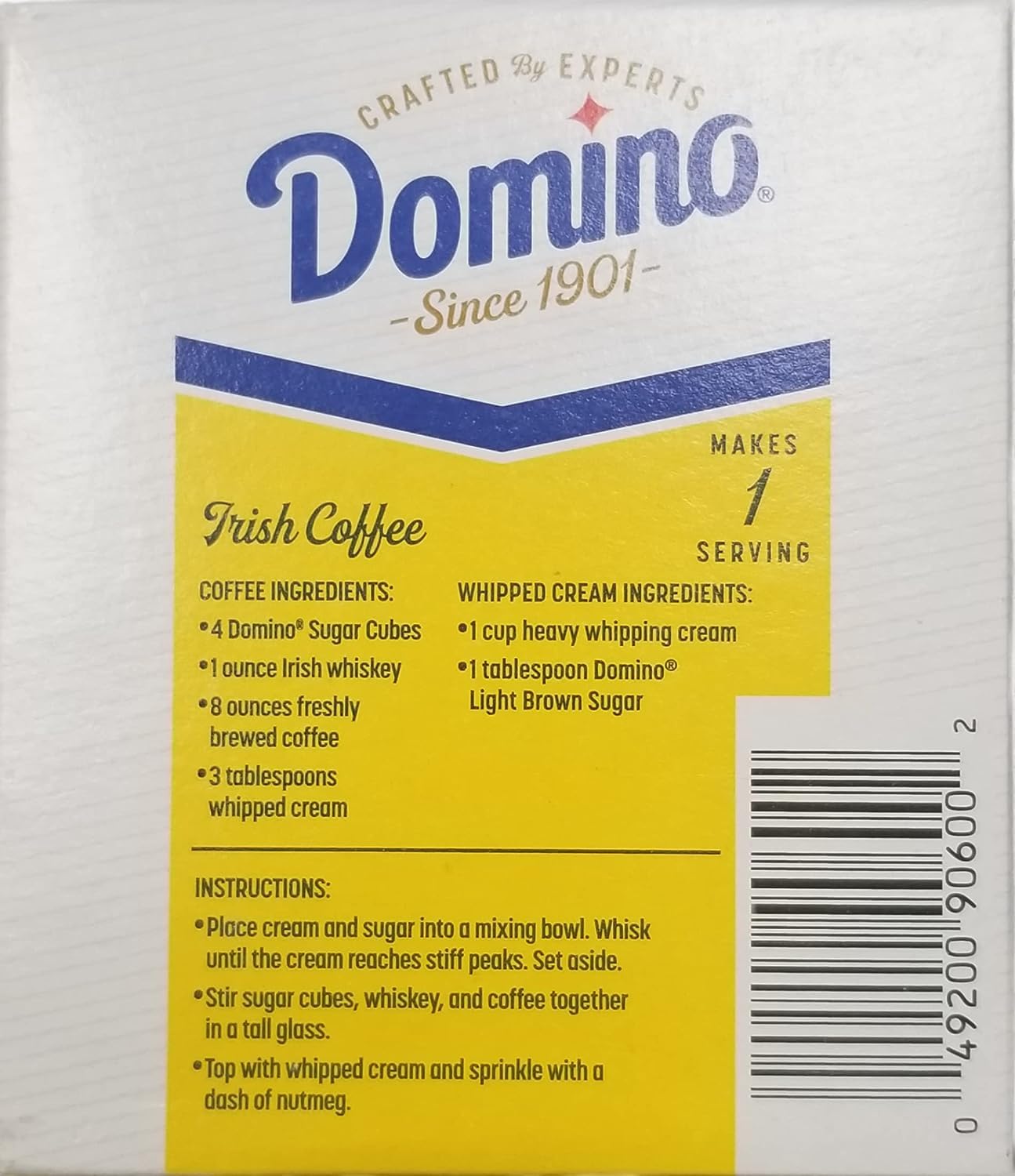 Domino Sugar Cube Dots - 1-Pound Pack of 12, Convenient for Beverages and Desserts, Model 82067