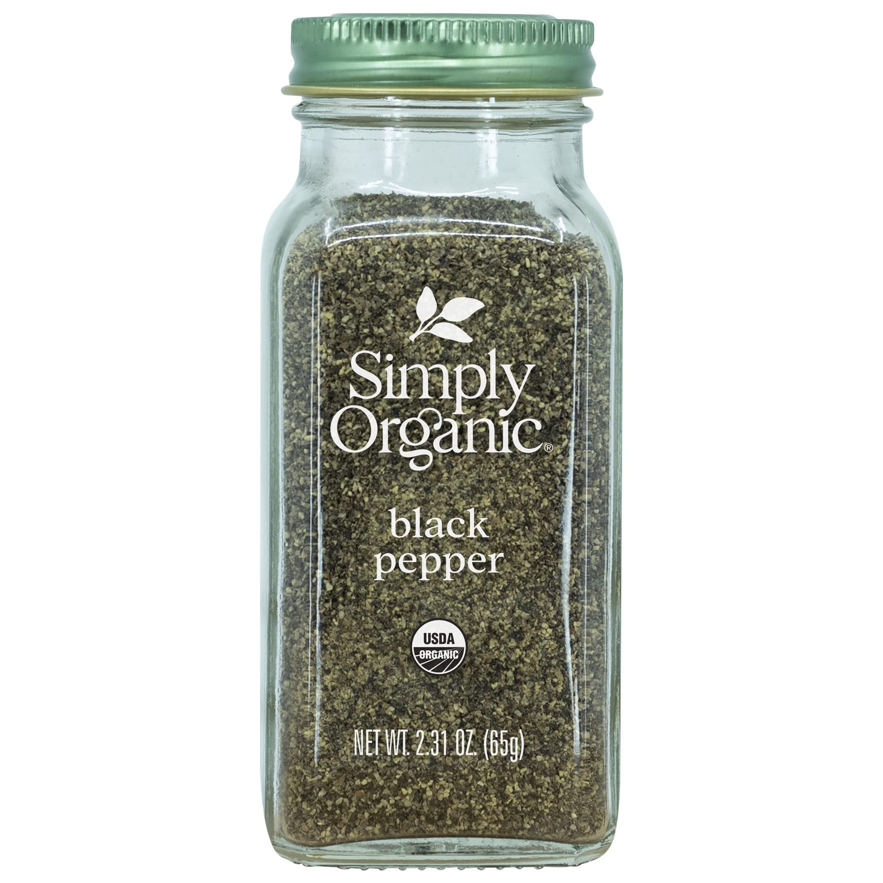 Simply Organic Black Pepper, Medium Grind, Certified Organic | 2.31 Oz | Piper Nigrum L.