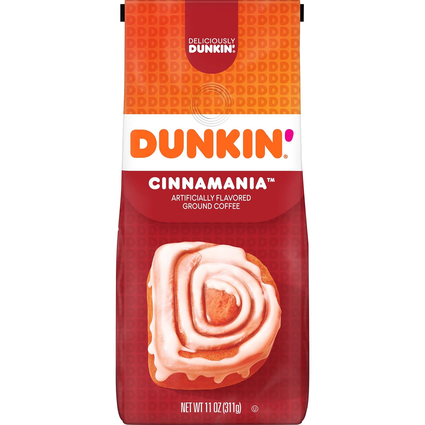 Dunkin Cinnamania Flavored Ground Coffee 11 Ounces (Pack Of 6)
