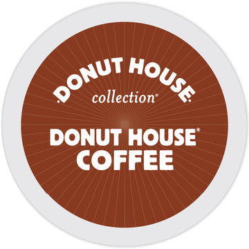 Donut House Collection, Donut House Coffee, Single-Serve Keurig K-Cup Pods, Light Roast, 48 Count (2 Boxes Of 24 Pods)