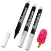 Bakerpan Food Coloring Markers, Brush Tip Black Edible Markers For Writing On Cake Pops And Candy Melts, Cake Decorating - Set Of 3 (Made In Usa)