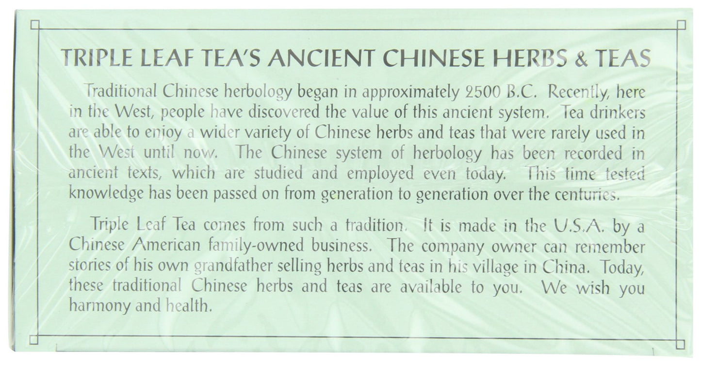 Triple Leaf Tea, White Peony, 20 Tea Bags (Pack Of 6)