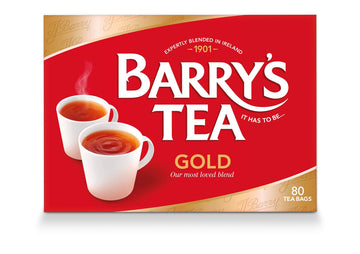 Barry'S Tea Gold Blend 80 Teabags (6 Pack), Fresh From Barry'S Tea In Ireland