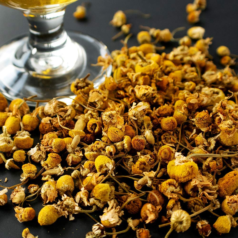 Organic Positively Tea Company Chamomile Herbal Tea Loose Leaf 16 Ounce