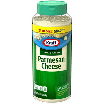 Kraft Grated Parmesan Cheese Set Of 2 Plastic Jars 24Oz/680G Each