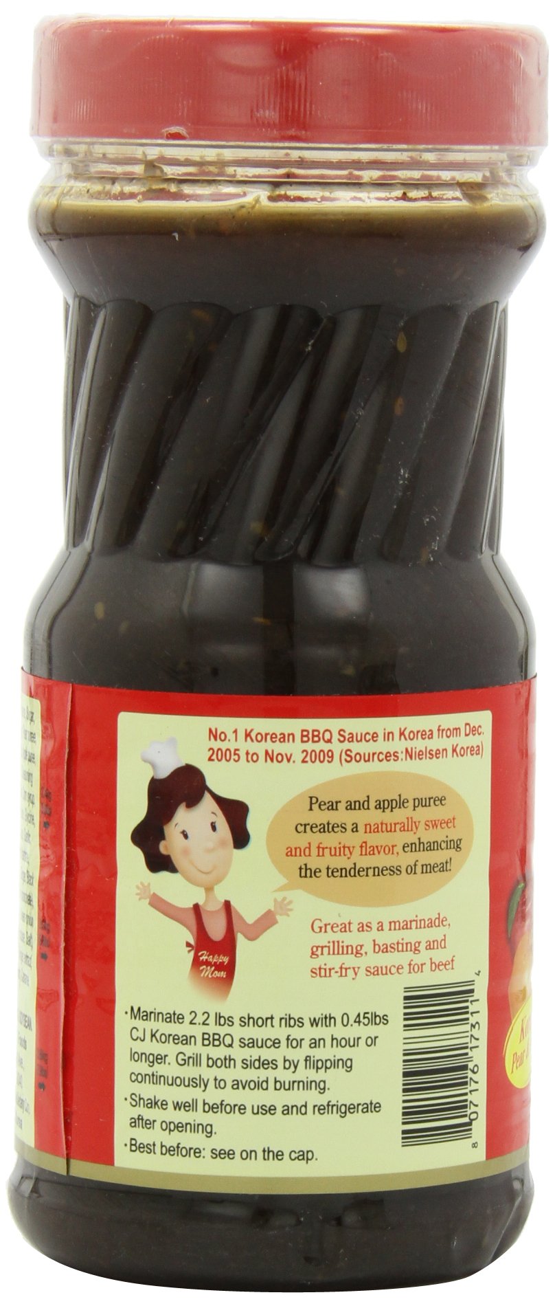 CJ Korean BBQ Sauce - Bulgogi, 29.63-Ounce Bottles (Pack of 4)