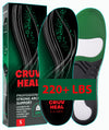 (Pro Grade) 220+ Lbs Plantar Fasciitis High Arch Support Insoles Men Women - Orthotic Shoe Inserts For Arch Pain Relief - Boot W