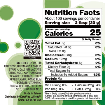TEA ZONE Green Apple Popping Pearls for Beverages and Desserts, 7 lbs