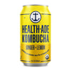 Health-Ade Ginger-Lemon Kombucha, Organic Drink, 12-Pack (11.5 Fl Oz Cans) - Fermented Tea with Probiotics, Detoxifying Acids, S