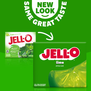 Jell-O Lime Flavor Gelatin (4-Pack)