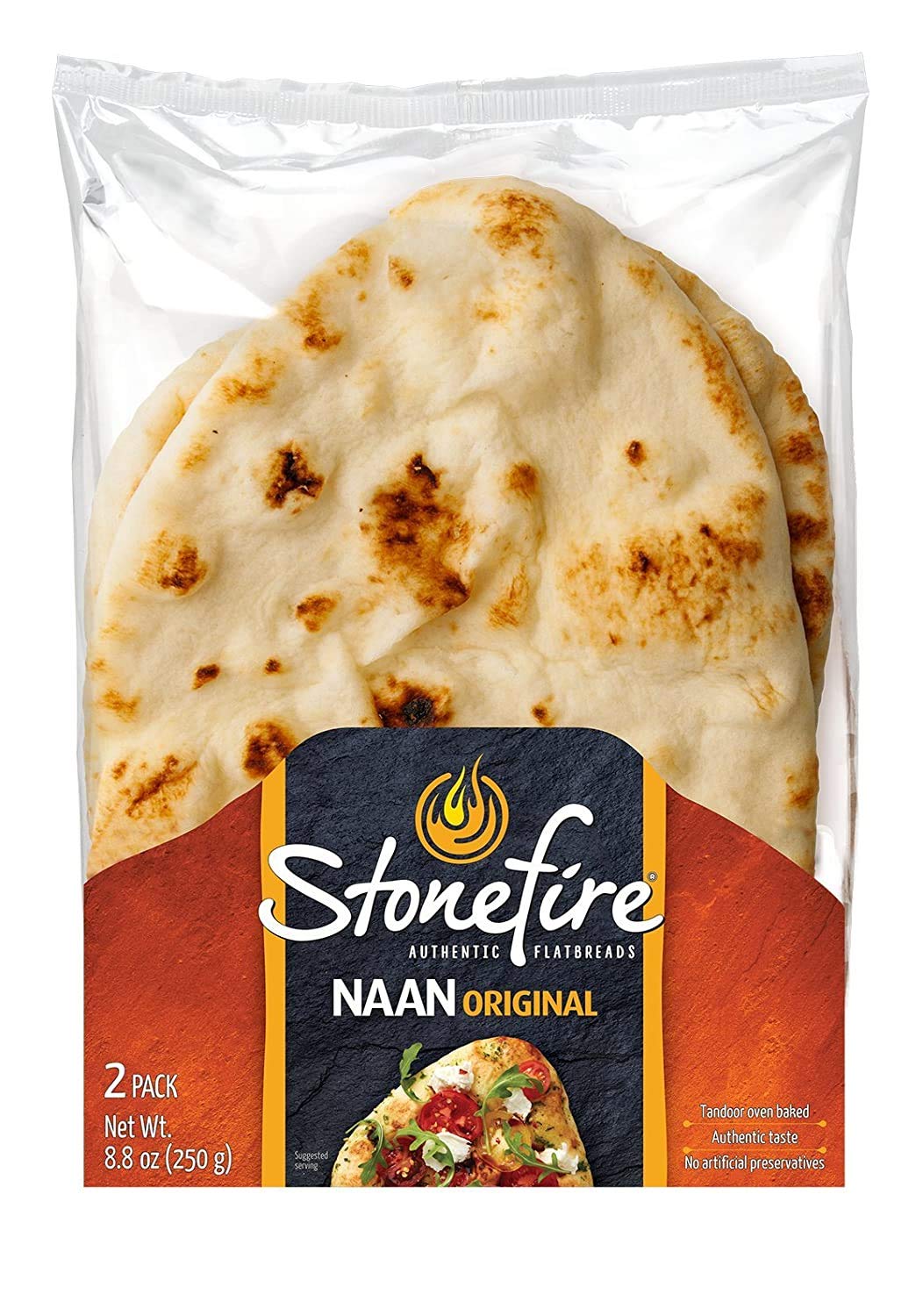 Stonefire, Indian Naan Bread, Original 8.8 oz