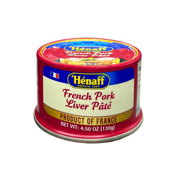 From France Henaff French Pork Liver Pate -Pate De Foie 130 Gr Pack Of 3